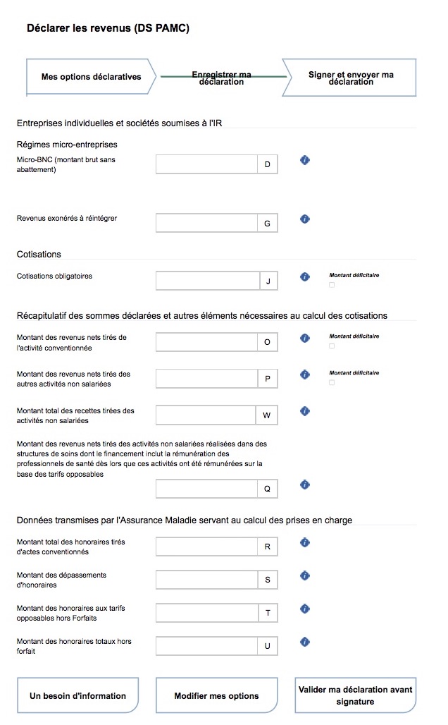 Déclaration revenu urssaf 2019