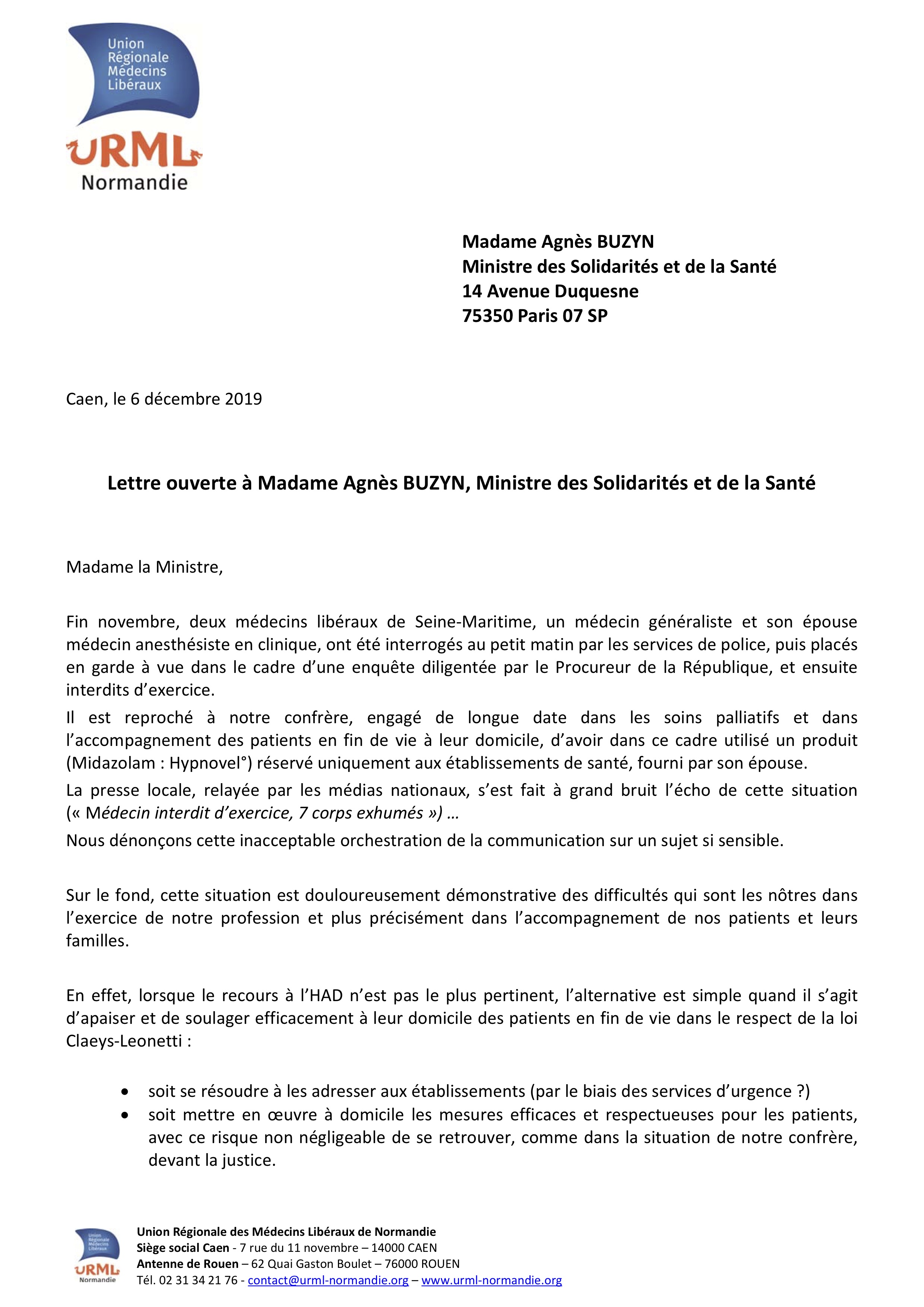 lettre d un médecin à un confrère